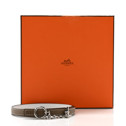 Hermes Epsom Swift Carrousel 13mm Belt 70 28 White Etoupe 6 of 6