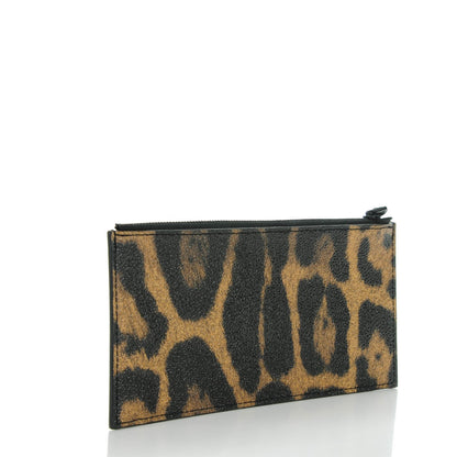 Louis Vuitton Monogram Animal Print Felicie Chain Wallet Zippered Insert 3 of 6