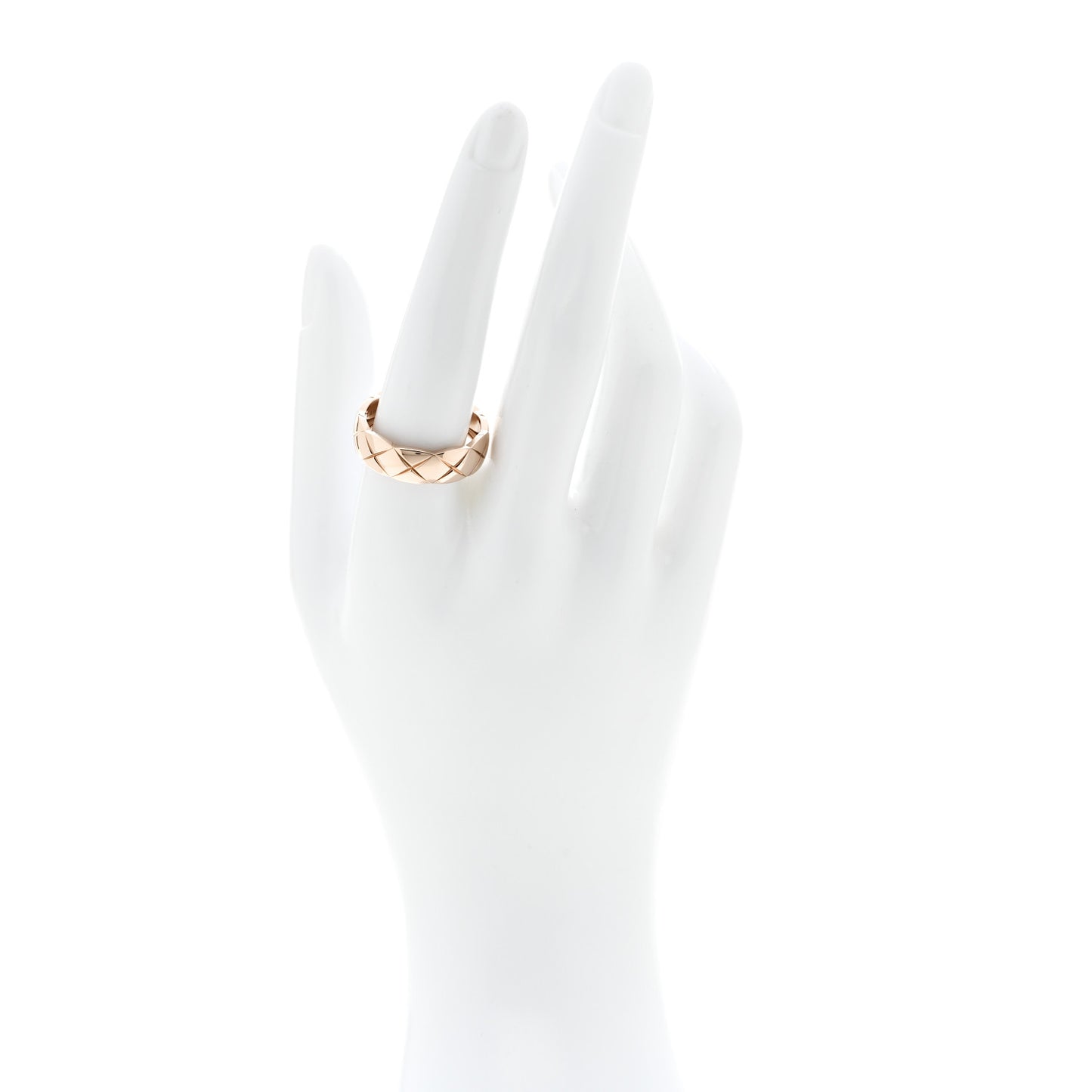 18K Beige Gold Small Coco Crush Ring 62 10