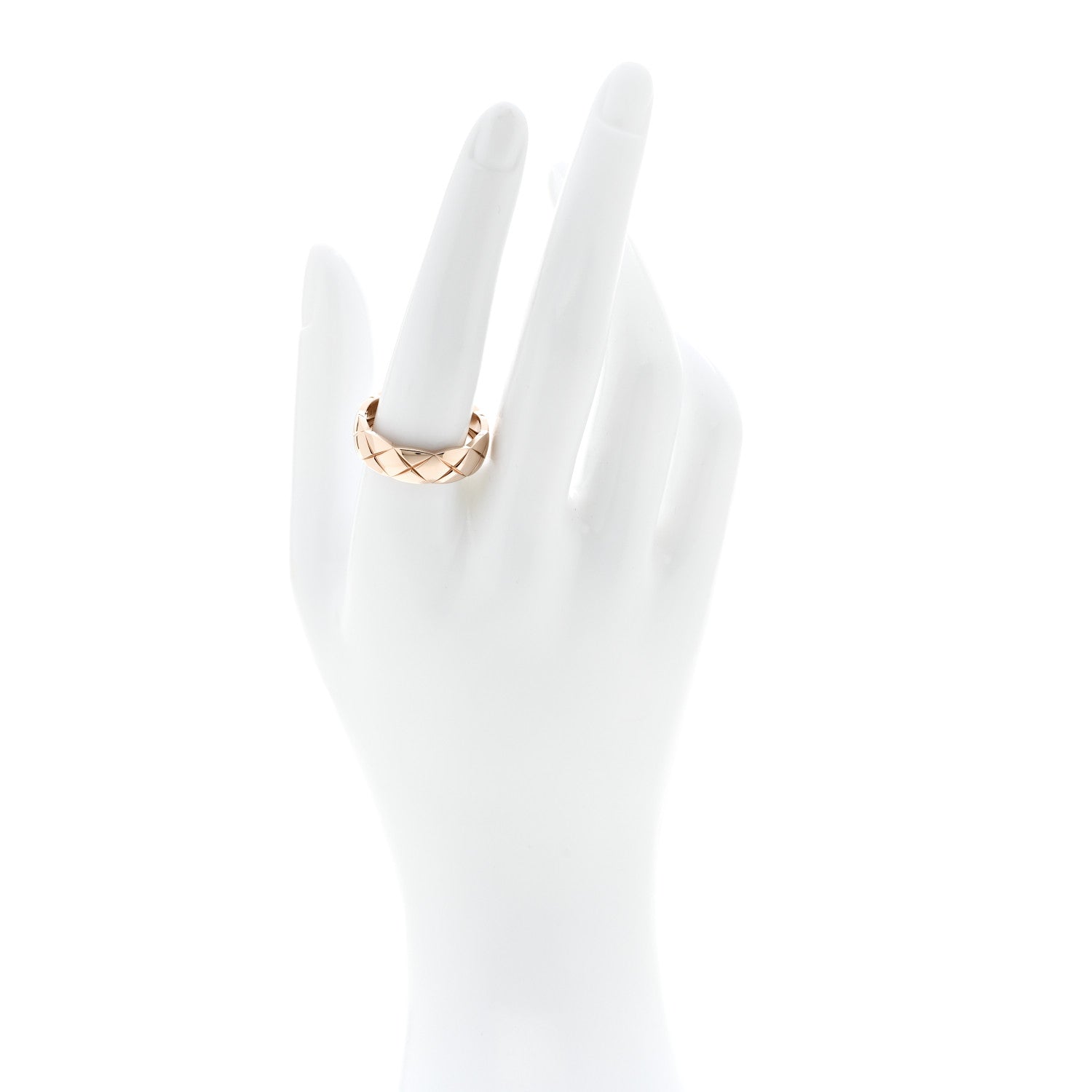 Chanel 18K Beige Gold Small Coco Crush Ring 62 10 2 of 6