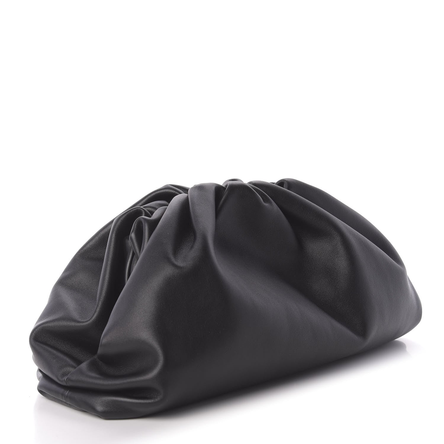 Bottega Veneta Smooth Butter Calf The Pouch Oversized Clutch Black 3 of 10