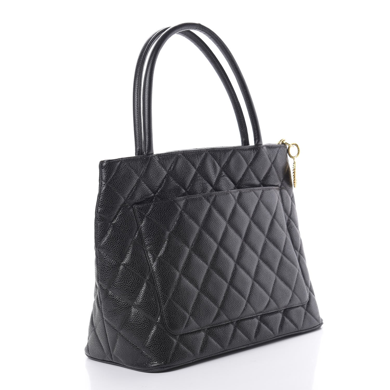 Chanel Caviar Quilted Medallion Tote Black 3 of 15