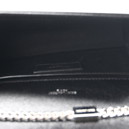 Saint Laurent Grain De Poudre Small Monogram Kate Satchel Black 5 of 11