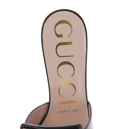 Gucci Malaga Kid Crystal Square G Madelyn Mules 37 Black 7 of 9