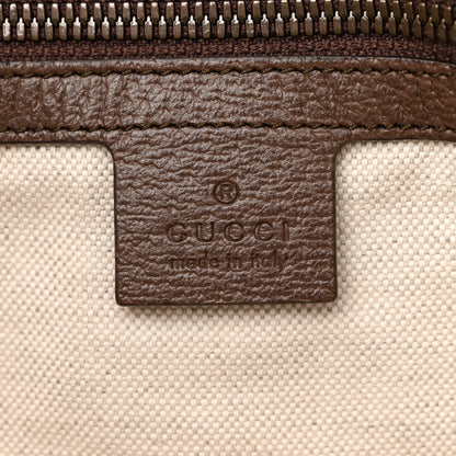 Gucci GG Supreme Monogram Web Ophidia Half Moon Hobo Brown 6 of 11