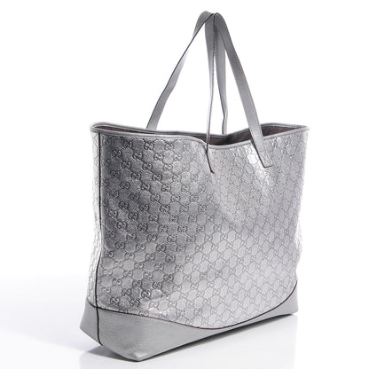 Gucci Guccissima Large Tote Silver 3 of 10