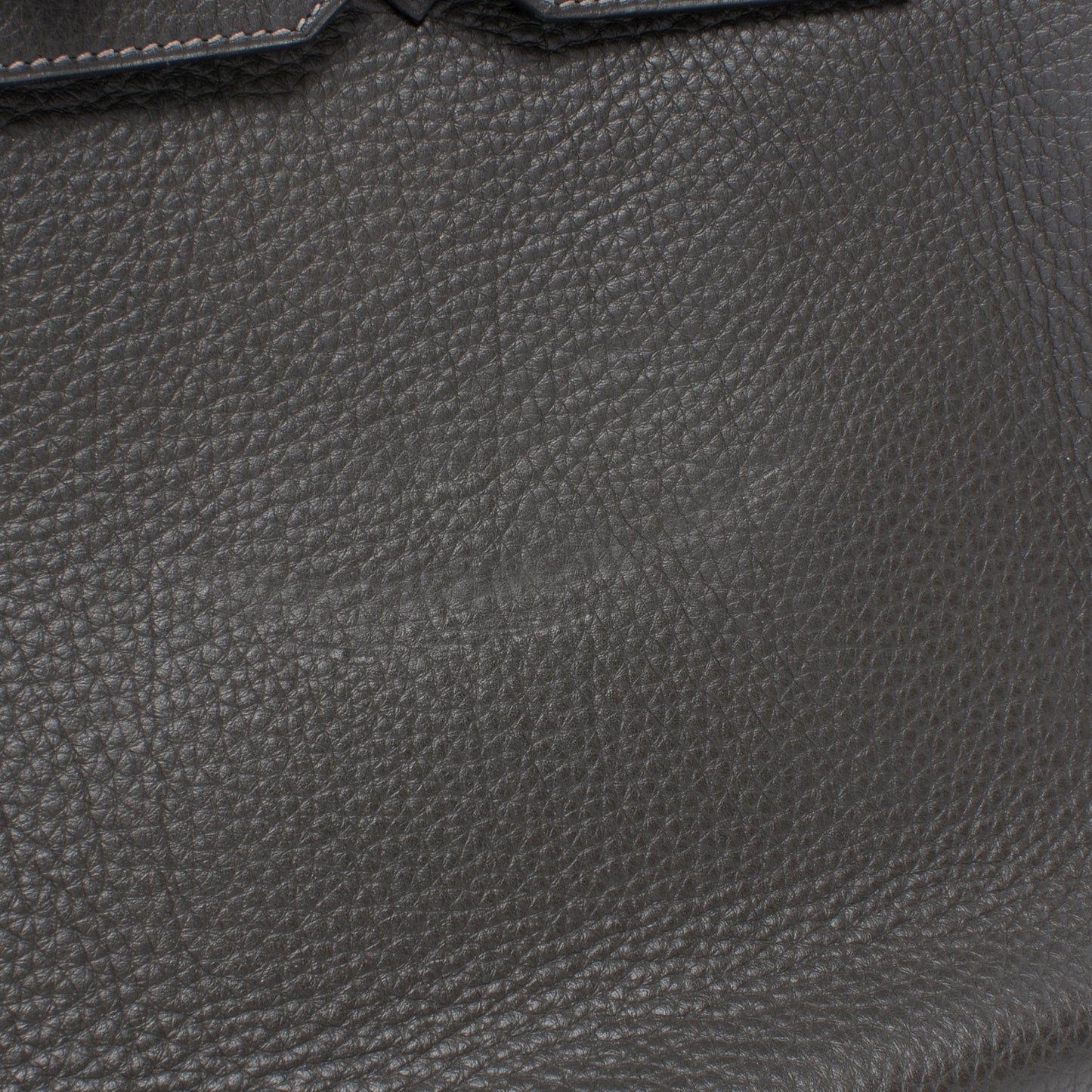 Taurillon Clemence Bi Color Horseshoe Birkin 35 Graphite Violet