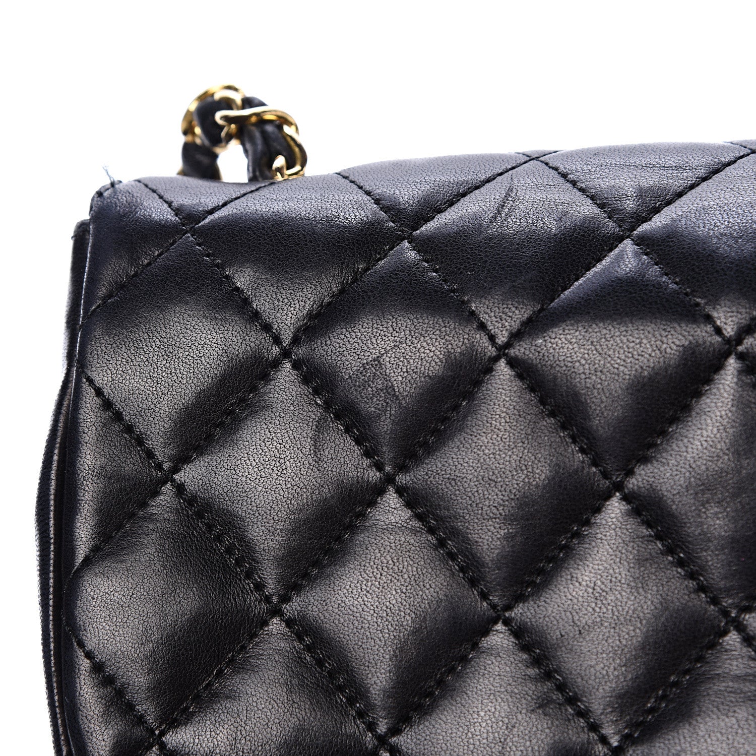 Chanel Lambskin Quilted Small Single Flap Black 17 of 21