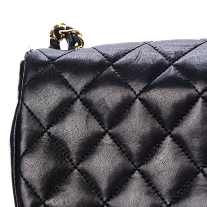 Chanel Lambskin Quilted Small Single Flap Black 17 of 21