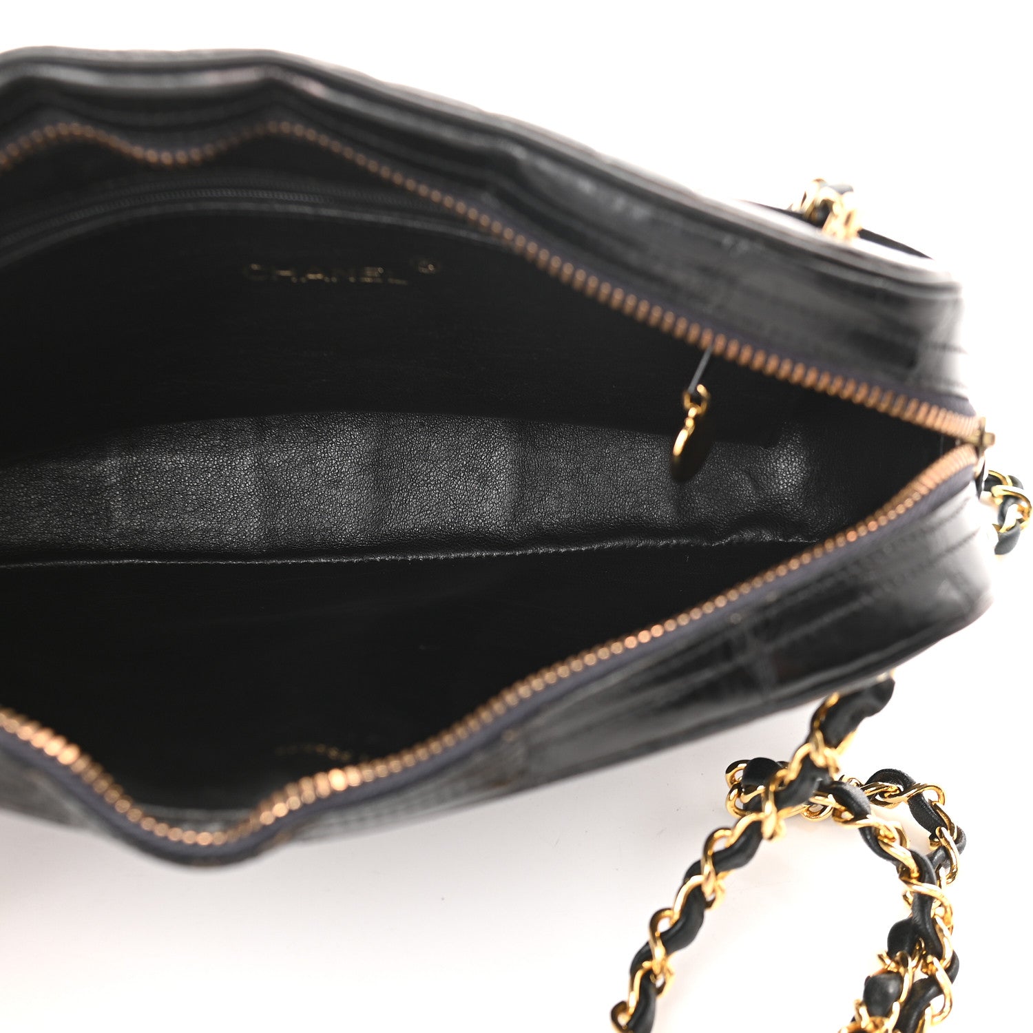 Chanel Alligator Camera Case Black 5 of 9