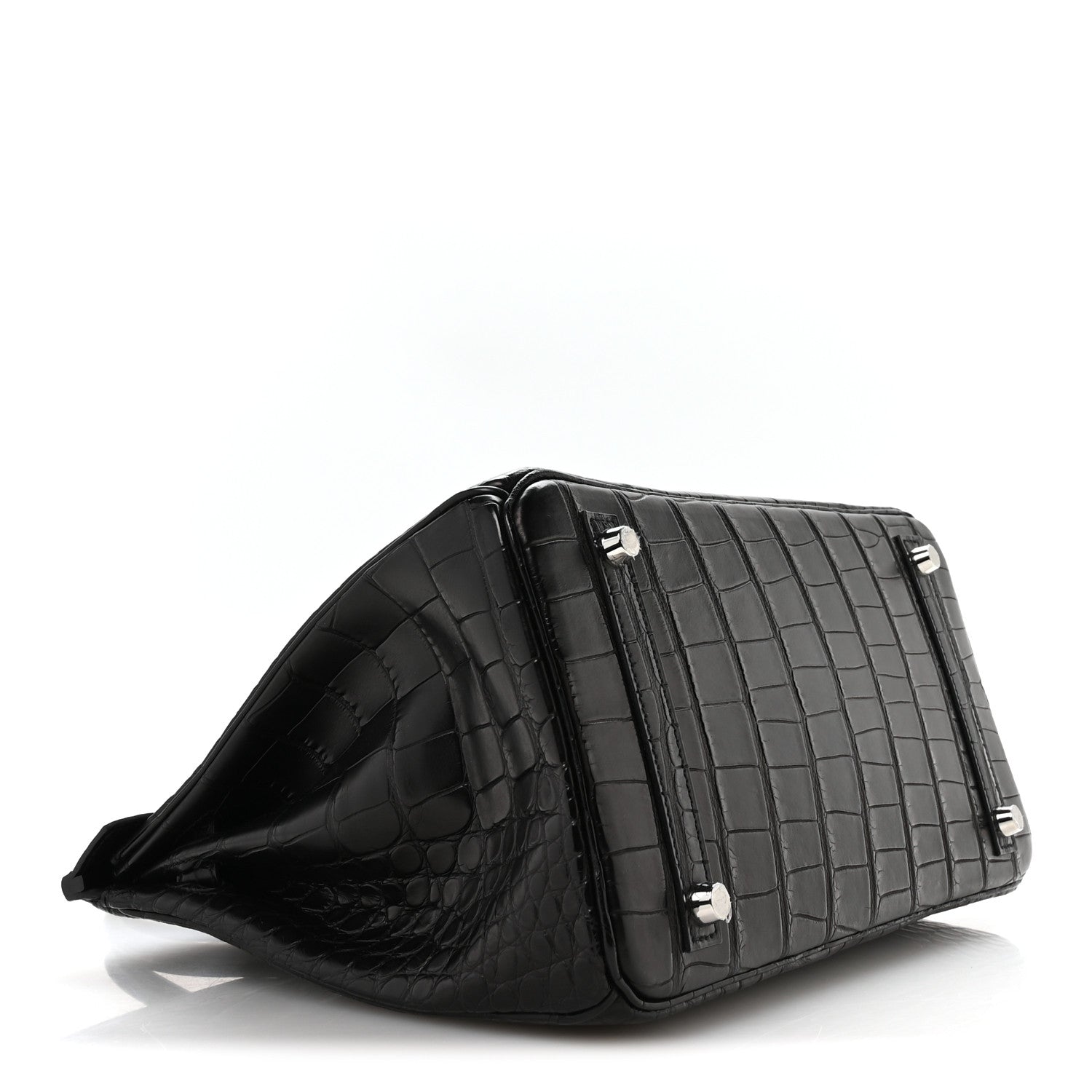 Hermes Matte Alligator Birkin 30 Black 4 of 10