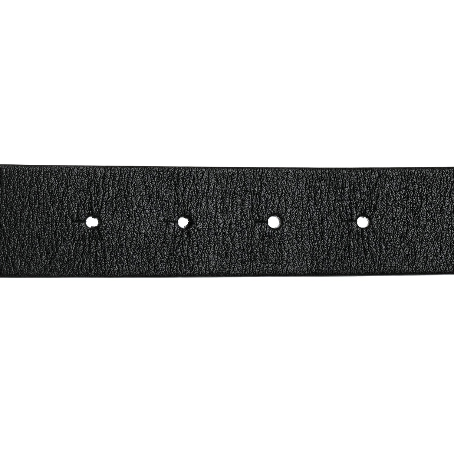 Chanel Calfskin Metal Enamel CC Belt 80 32 Black White 6 of 6
