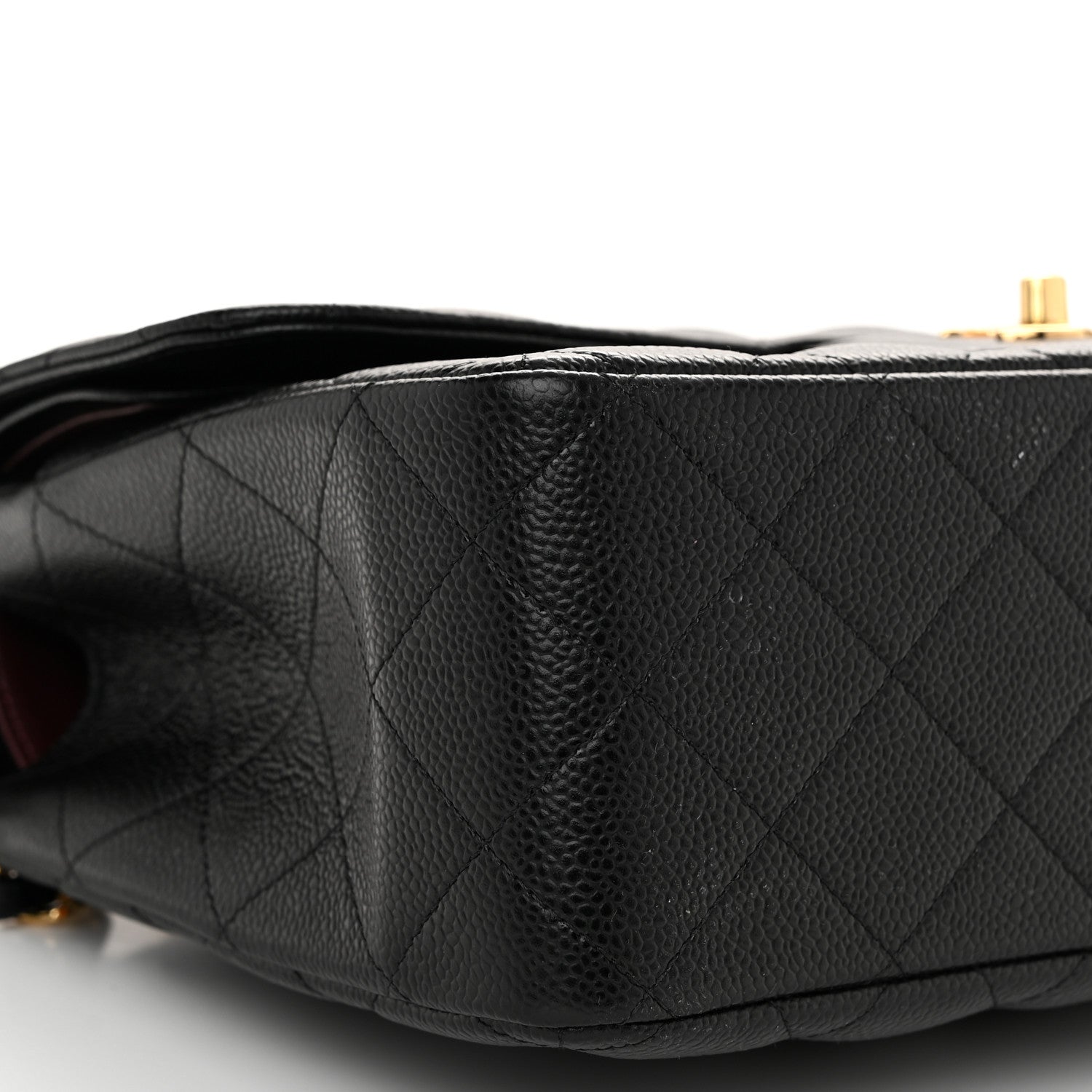 Chanel Caviar Quilted Jumbo Double Flap Black 10 of 12