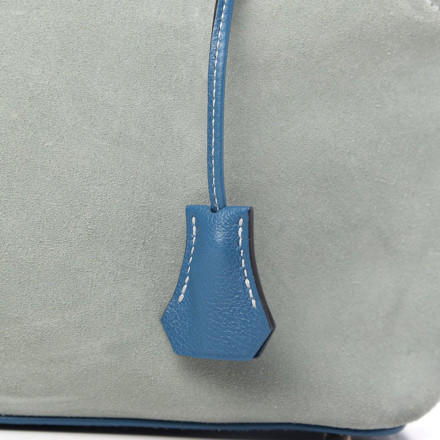 Hermes Veau Grizzly Evercolor Toolbox 26 Bleu Jean 10 of 10
