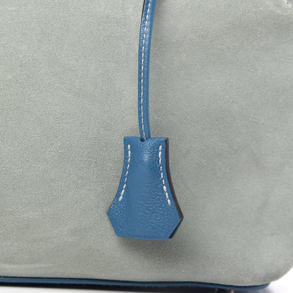 Hermes Veau Grizzly Evercolor Toolbox 26 Bleu Jean 10 of 10