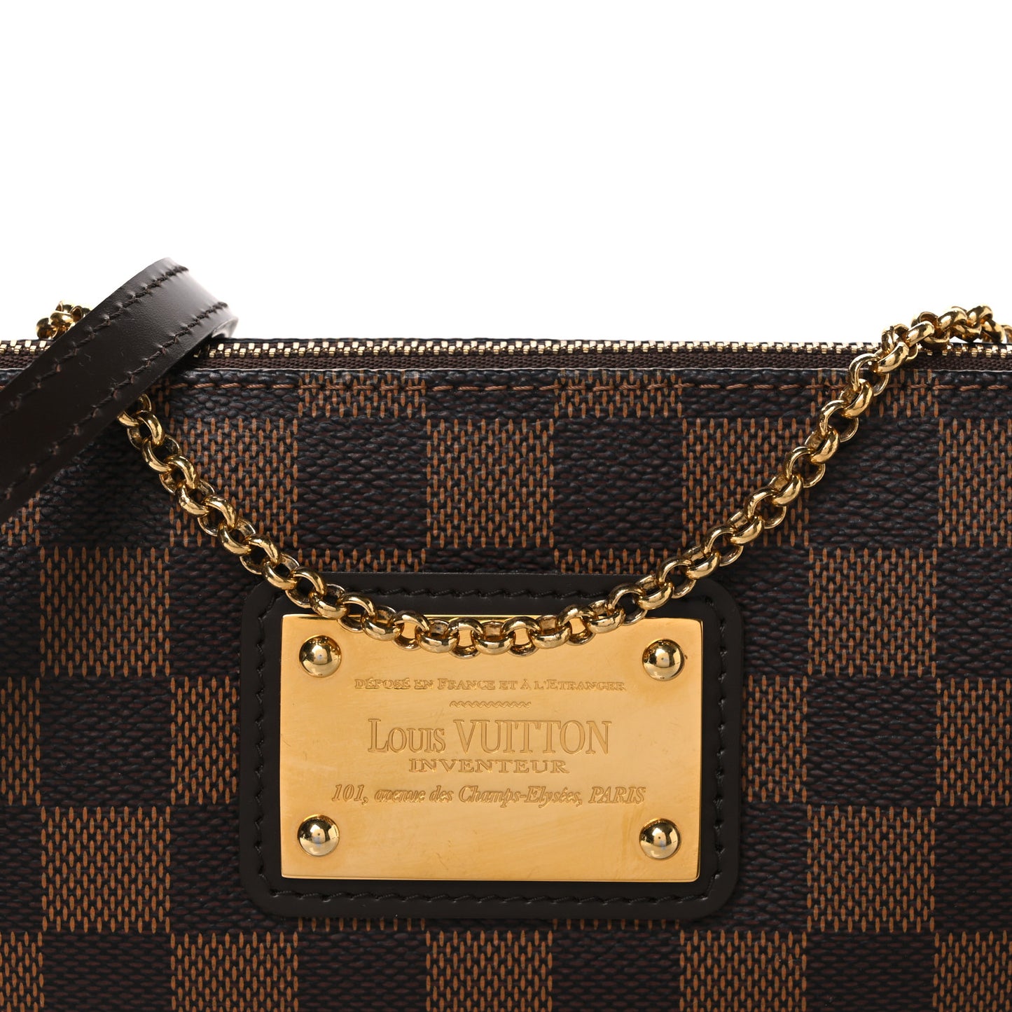 Damier Ebene Eva Clutch