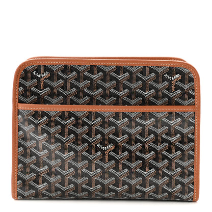 Goyard Goyardine Jouvence MM Toiletry Pouch Black Gold 1 of 5