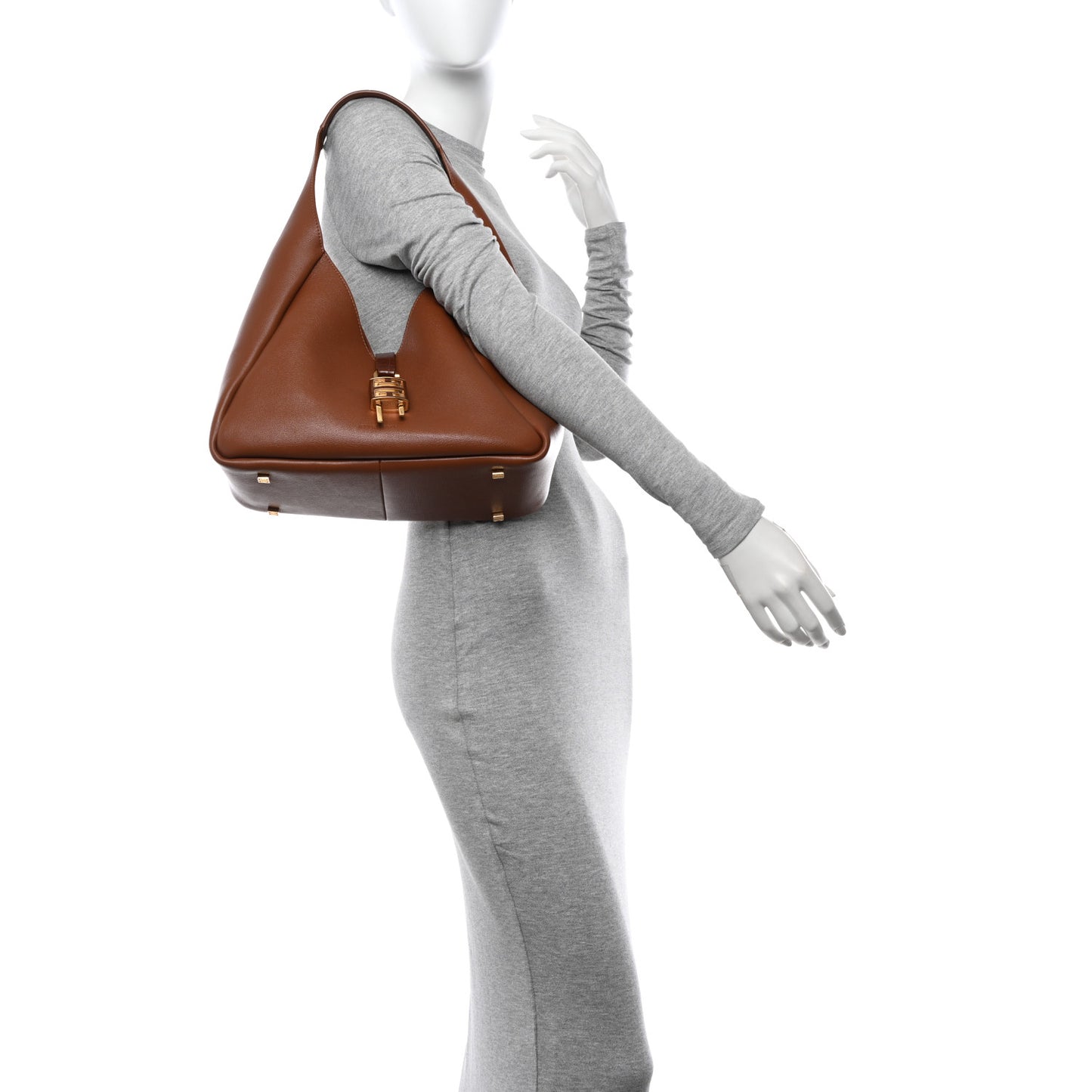 Calfskin Medium G-Lock Hobo Tan