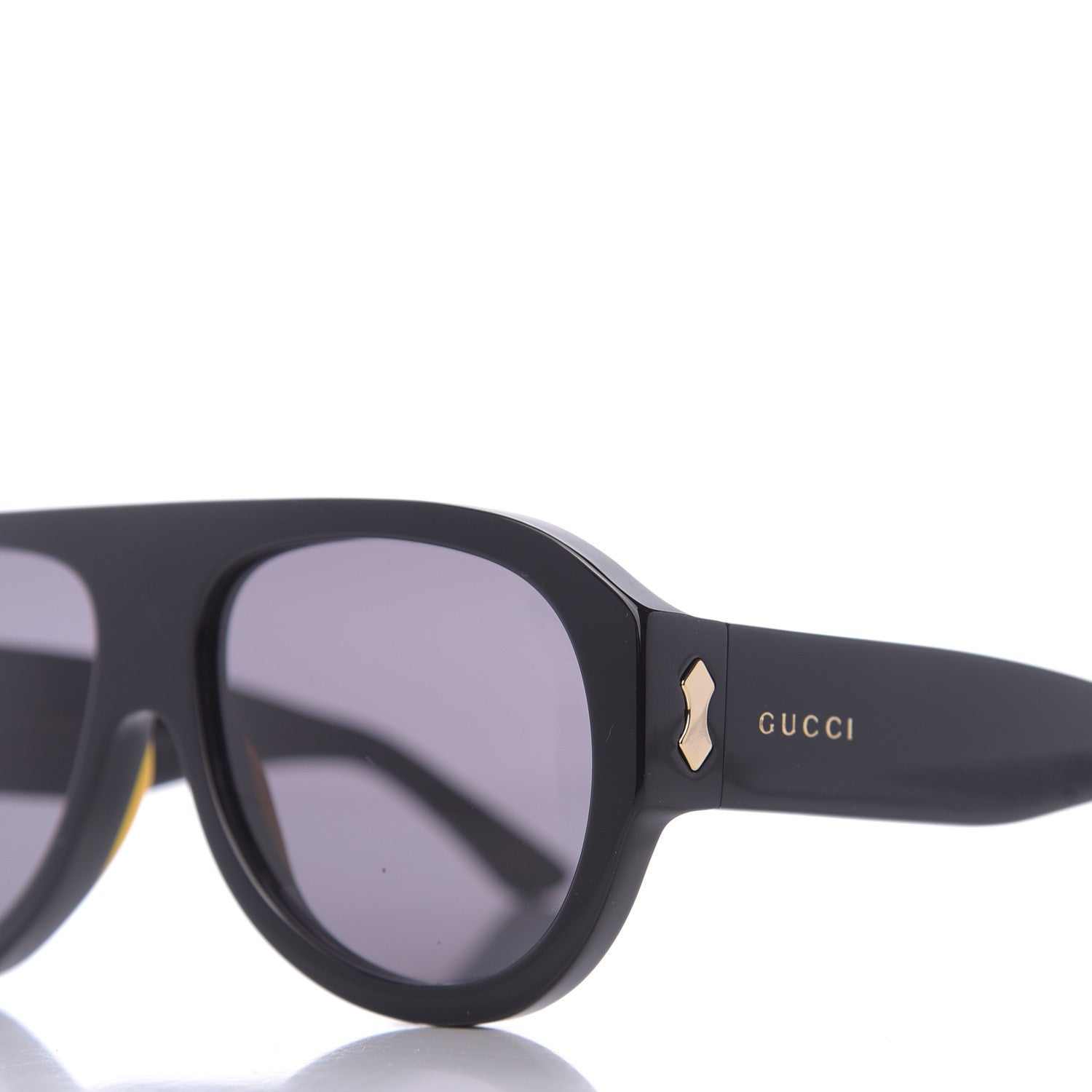 Gucci Acetate Aviator Sunglasses GG0668S Black 8 of 9