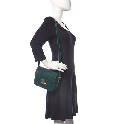 Celine Shiny Calfskin Medium Triomphe Amazone 2 of 13