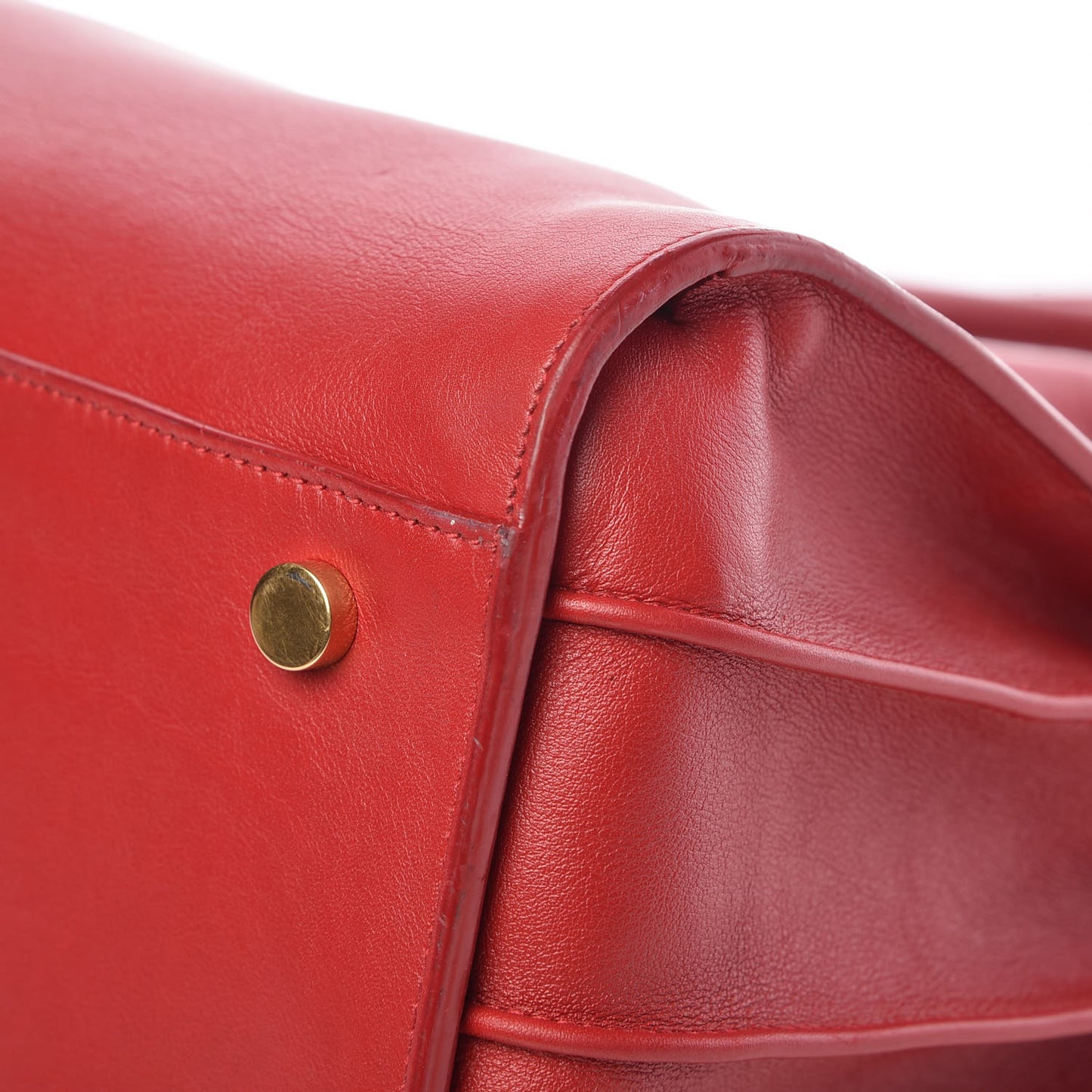 Calfskin Small Sac De Jour Lipstick Red