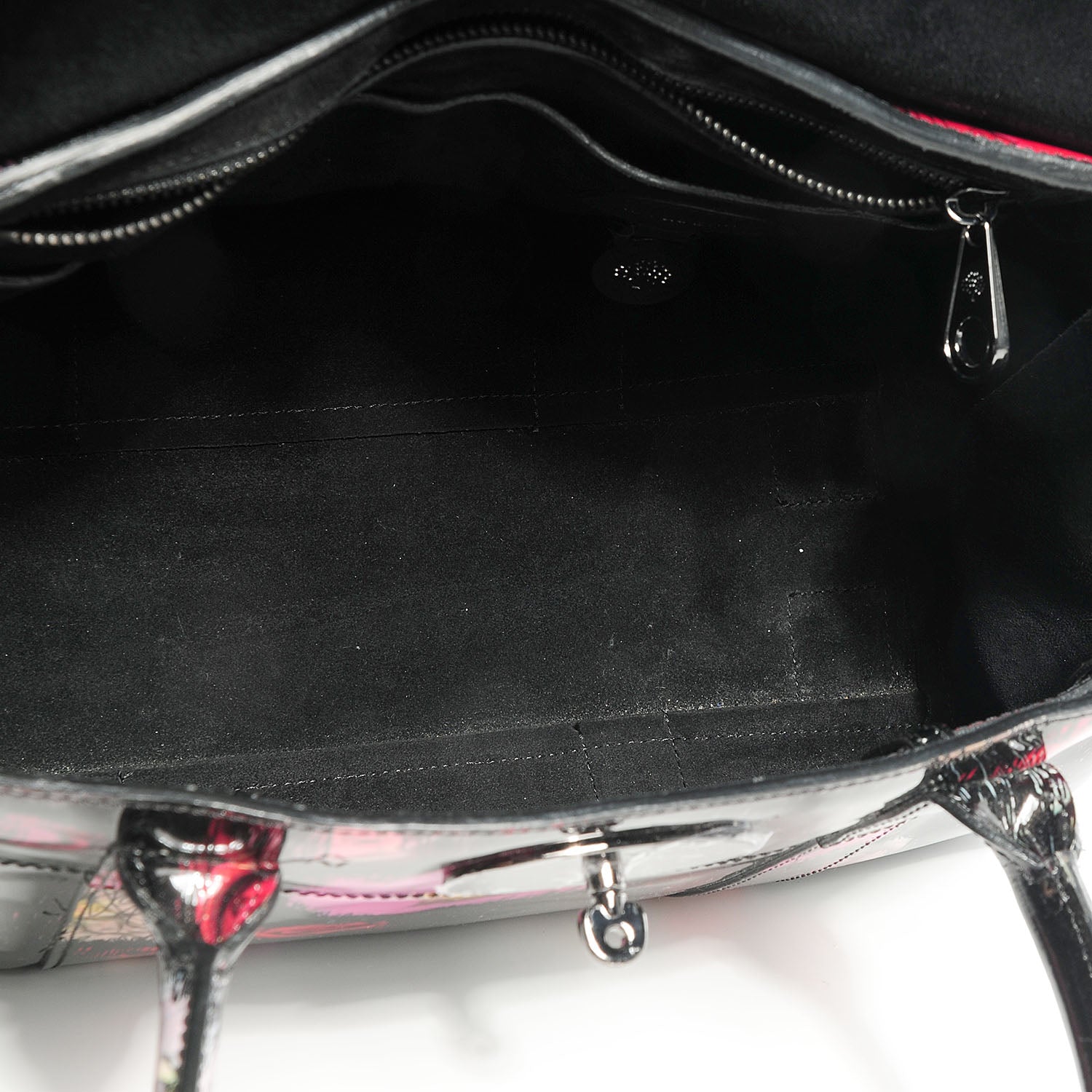 Mulberry Patent Leather Scribbly Flora Bayswater Multicolor 10 of 12