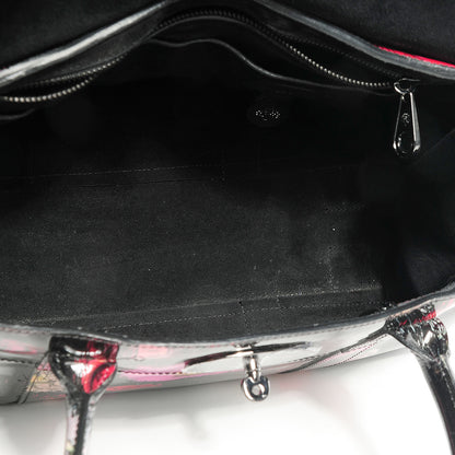 Mulberry Patent Leather Scribbly Flora Bayswater Multicolor 10 of 12
