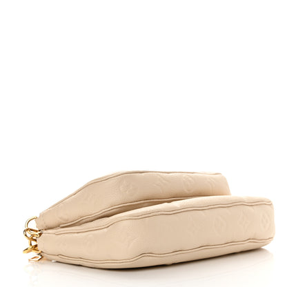 Louis Vuitton Empreinte Monogram Giant Multi Pochette Accessories Cream 4 of 11