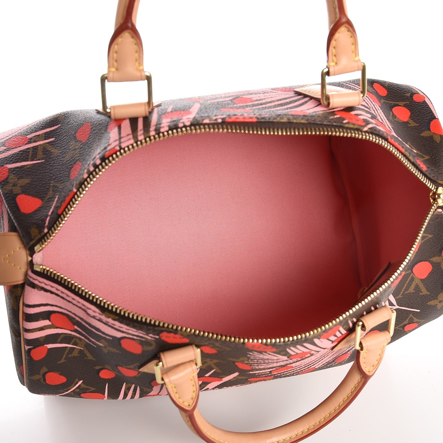 Louis Vuitton Monogram Jungle Dots Speedy 30 Sugar Pink Poppy 5 of 7