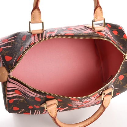 Louis Vuitton Monogram Jungle Dots Speedy 30 Sugar Pink Poppy 5 of 7