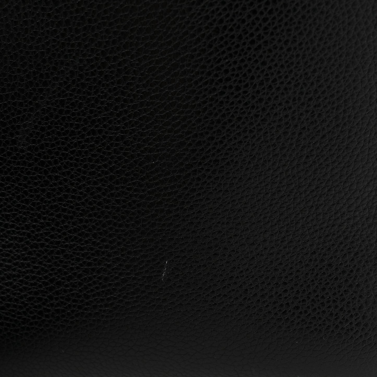 Soft Grained Calfskin Sangle Bucket Bag Black
