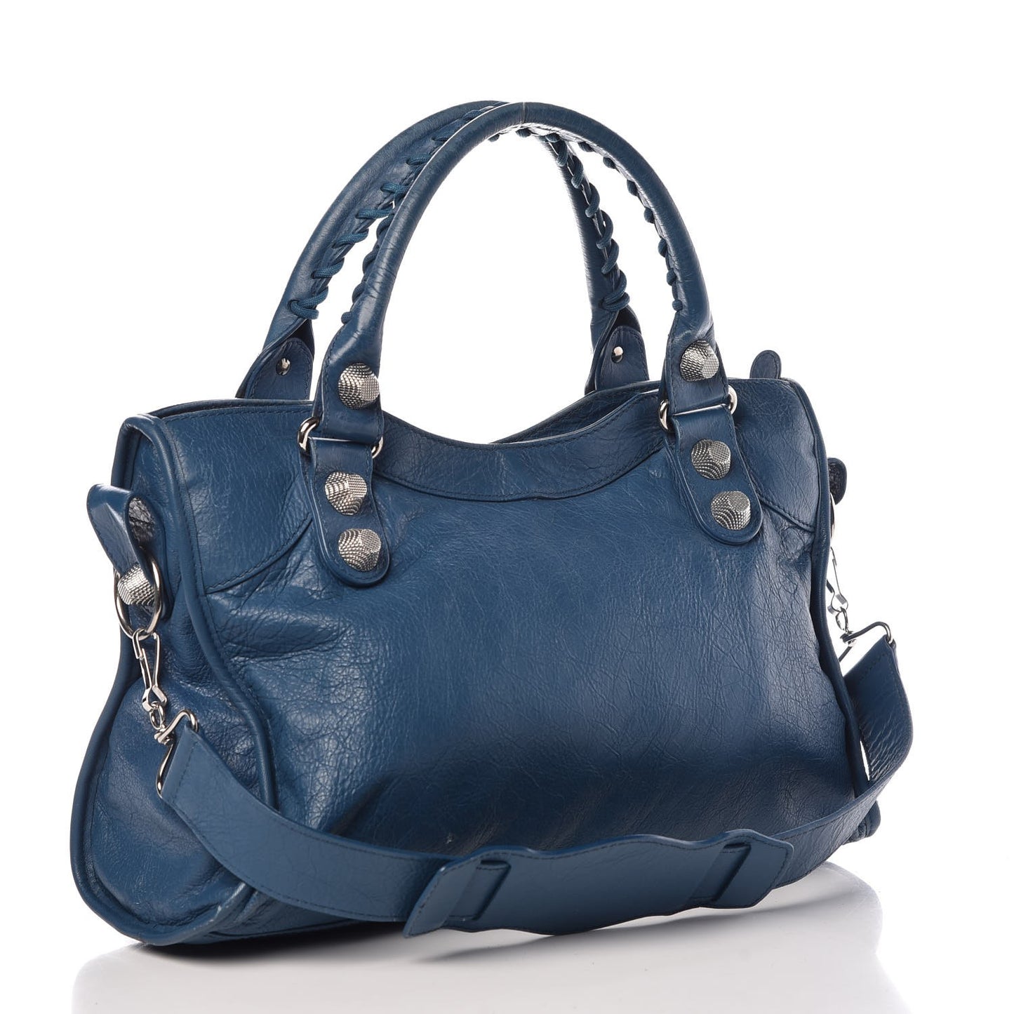 Agneau Giant 21 Silver Hardware City Bleu