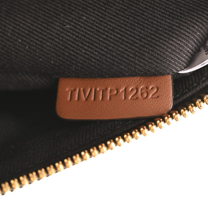 Burberry E-Canvas Monogram Duffle Bag Brown 6 of 9