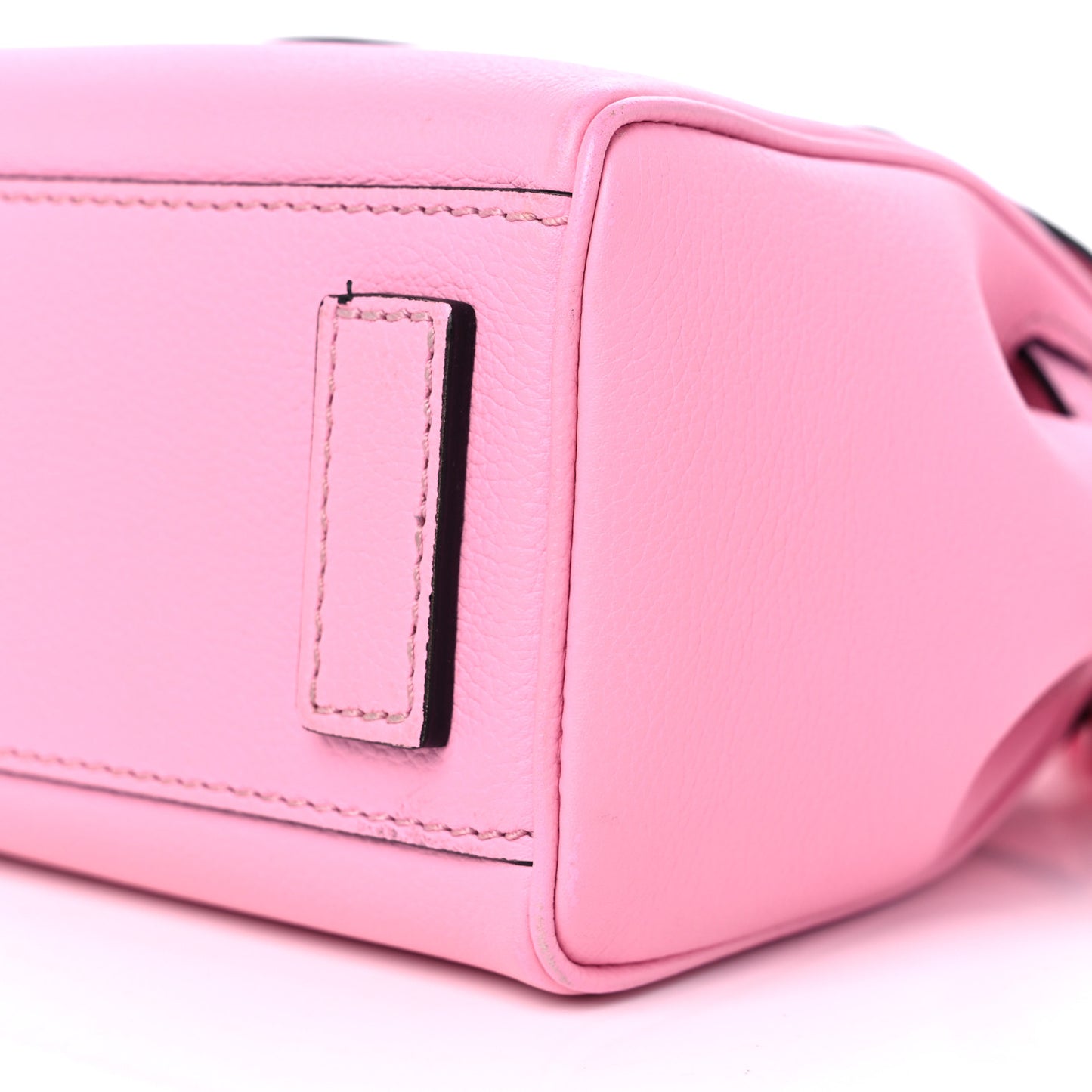 Grained Calfskin Small La Medusa Top Handle Bag Pink
