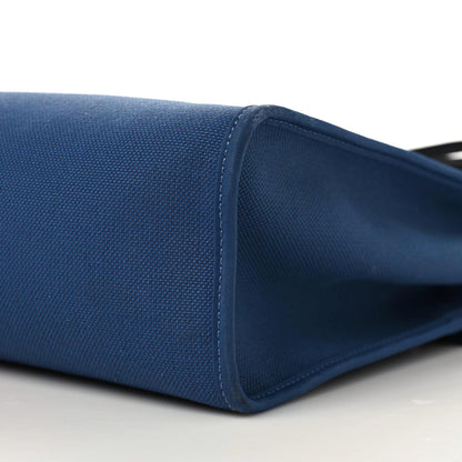 Hermes Vache Hunter Toile Militaire Herbag Zip 31 PM Bleu Brighton Bleu Saphir 8 of 11