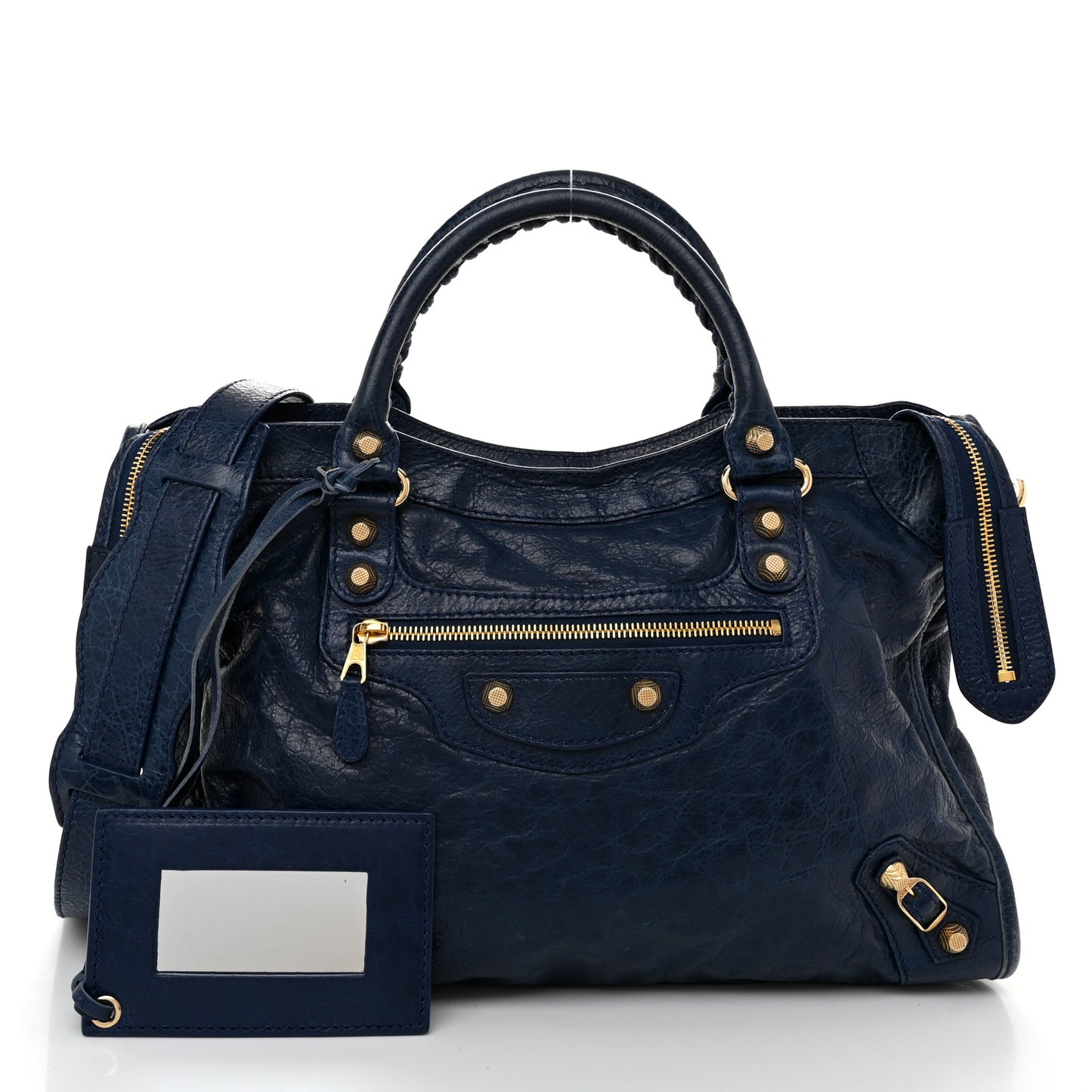 Agneau Giant 12 Gold Hardware City Bleu Mineral