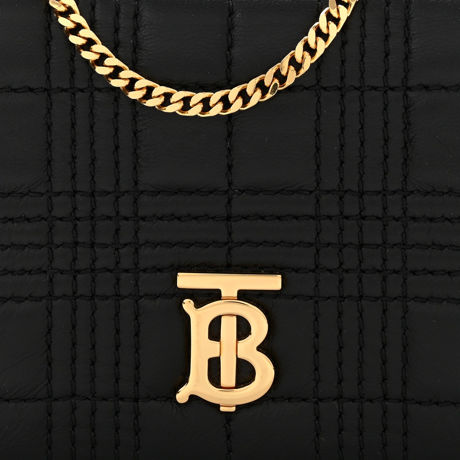 Burberry Lambskin Quilted Micro Lola Bag Black 8 of 10