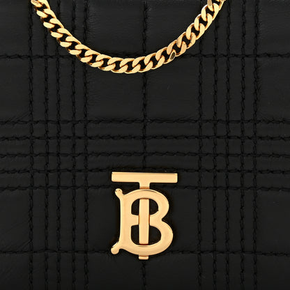 Burberry Lambskin Quilted Micro Lola Bag Black 8 of 10