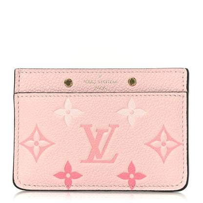 Louis Vuitton Empreinte Monogram Giant By The Pool Card Holder Bouton De Rose 1 of 7