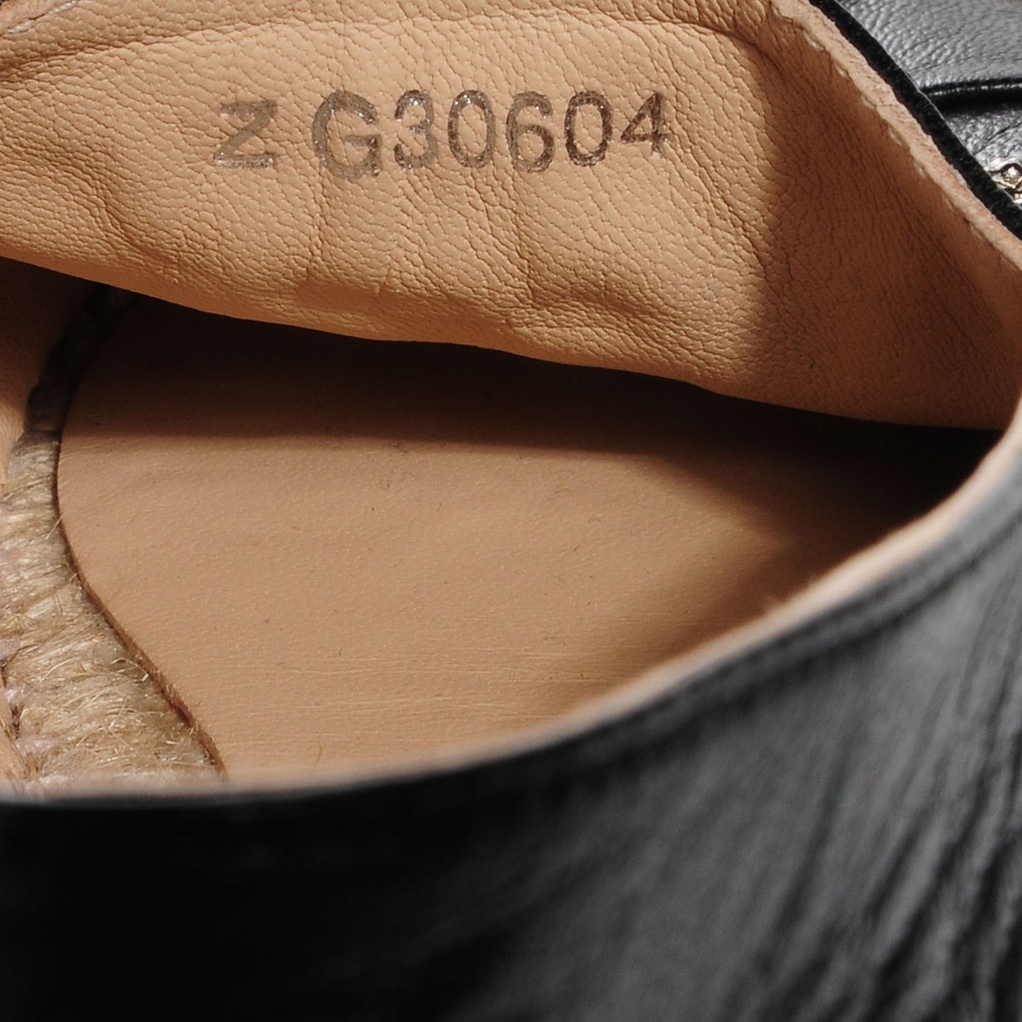 Lambskin Camellia CC Stud Espadrilles 37 Black