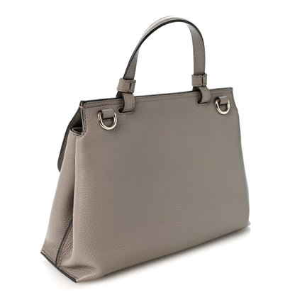 Gucci Cellarius Calfskin Small Bamboo Daily Top Handle Bag Storm Grey 3 of 10
