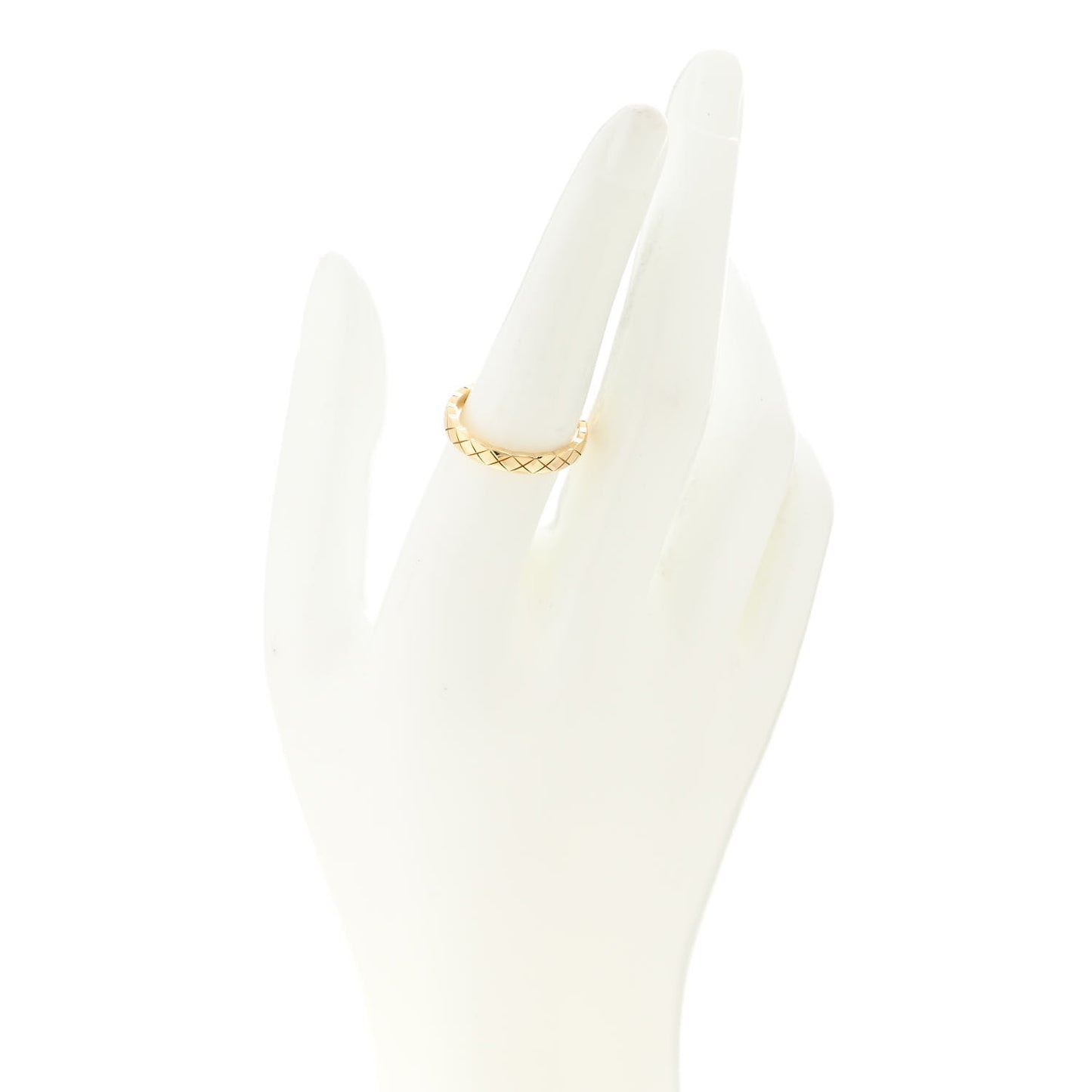 18K Yellow Gold Mini Coco Crush Ring 56 7.5