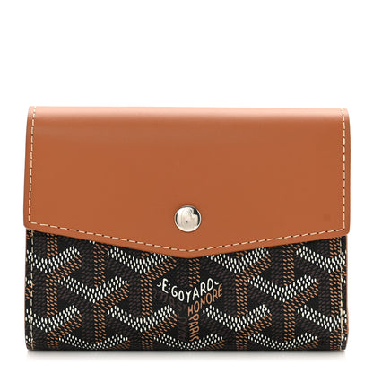Goyard Goyardine Saint-Gabriel Compact Wallet Black Gold 1 of 7