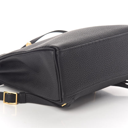 Hermes Togo Kelly Ado Backpack Black 7 of 8