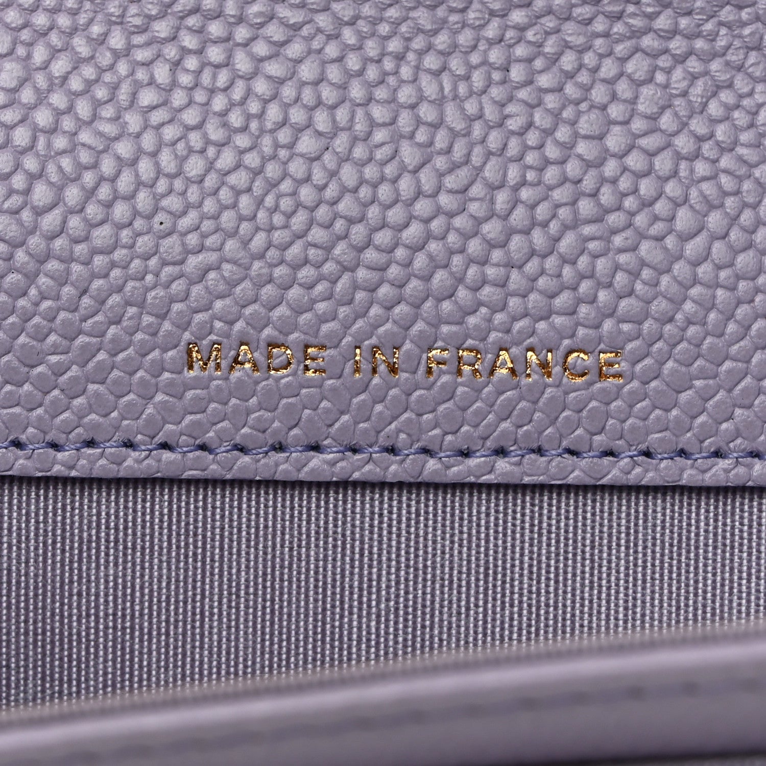 Chanel Caviar Quilted Boy Flap Card Holder Light Purple 7 of 7