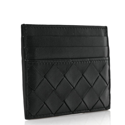 Bottega Veneta Nappa Intrecciato VN Card Case Black 3 of 6