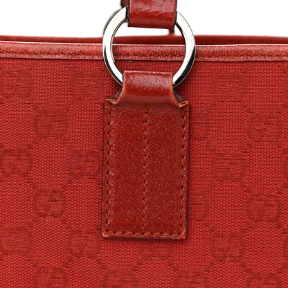 Gucci Monogram Medium Tote Red 15 of 17