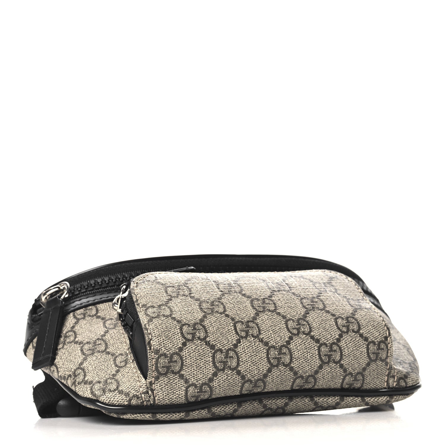 Gucci GG Supreme Monogram Belt Bag Black 4 of 10