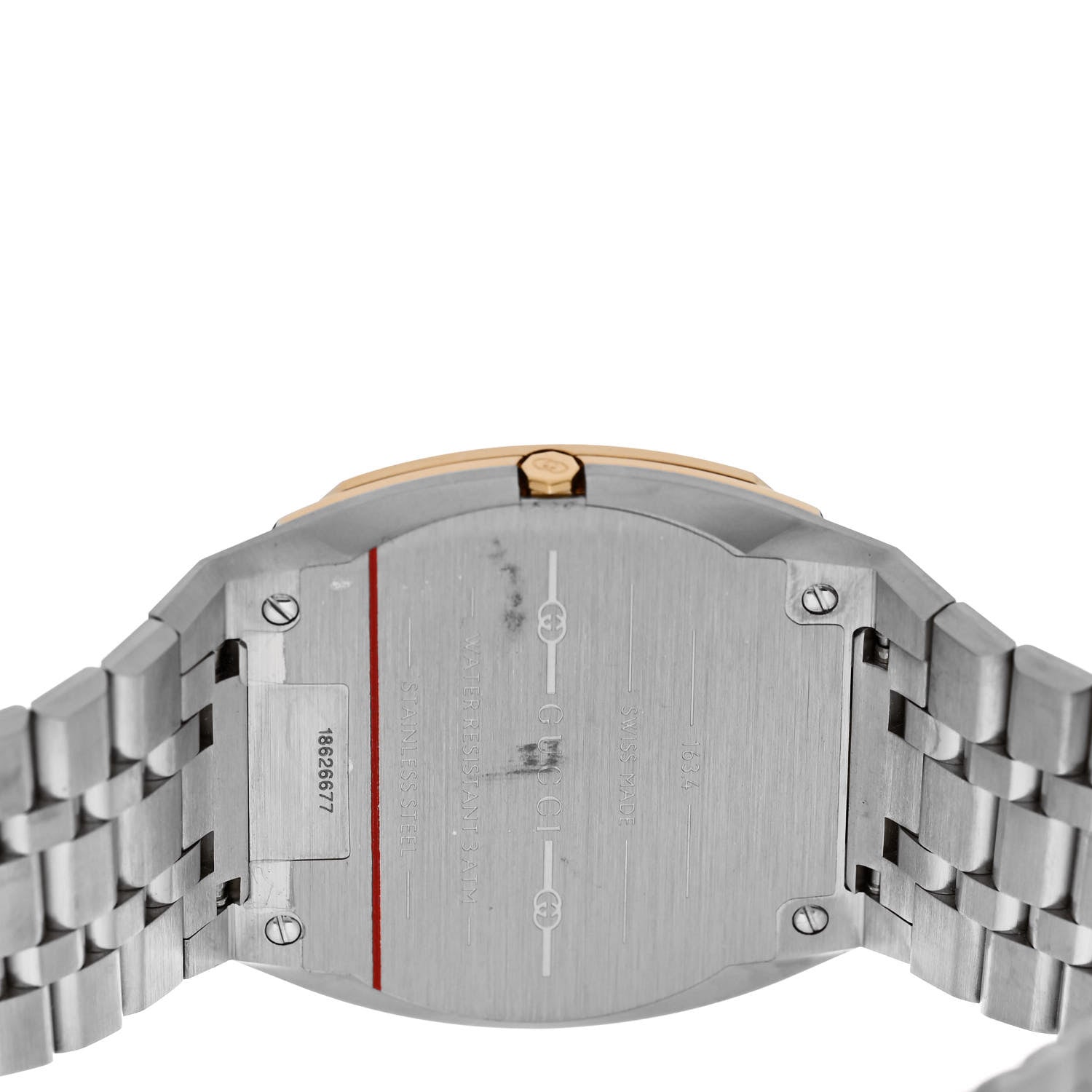 Gucci Stainless Steel 38mm 25H Quartz Watch Gold 4 of 5