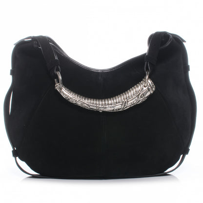 Saint Laurent Suede Mombasa Black 1 of 7